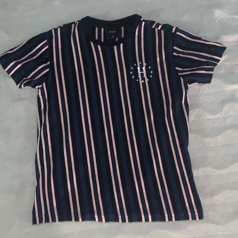 Men’s HUF Striped T-Shirt LIKE NEW